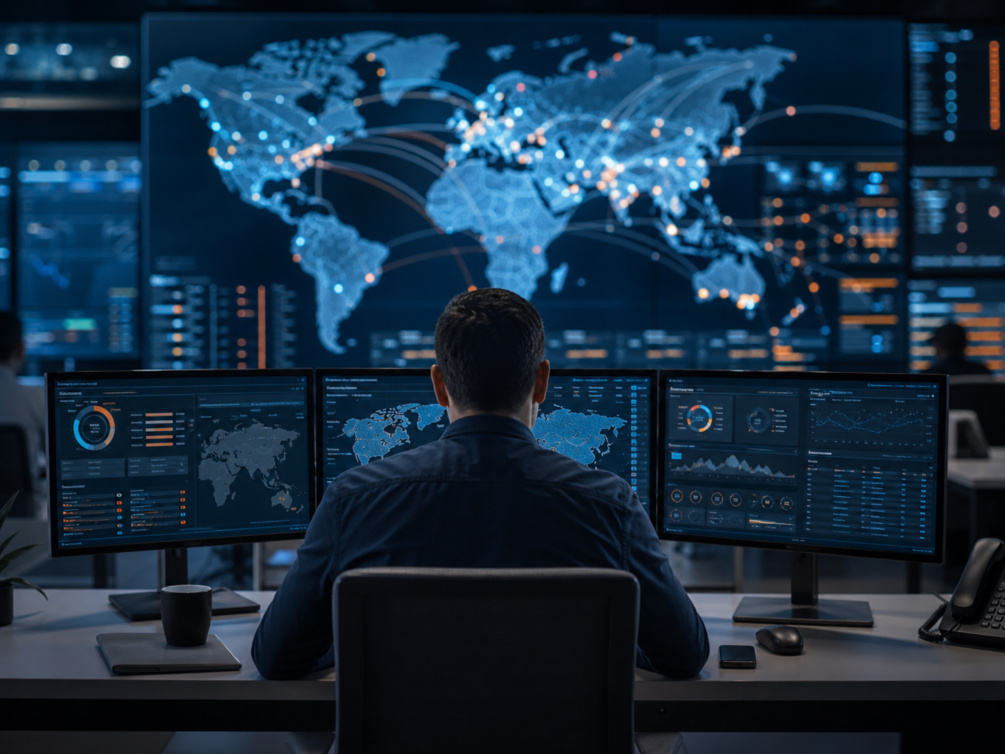Global logistics control room and shipment technology